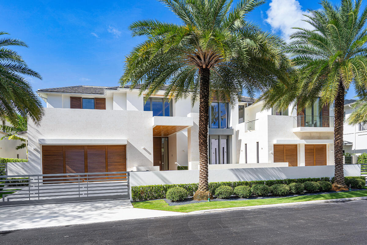 Stone-clad exterior with warm wood accents